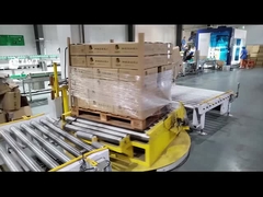 Tamamen Otomatik Pallet Stretch Paketleme Makinesi 380V Çok fonksiyonel Paketleme Makinesi