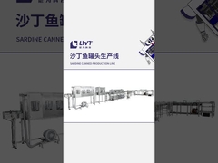 Konserve sardalya üretim hattı