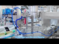 Yüksek Hızlı XO Sos Doldurma Üretim hattı - 50-90 Konserve/Min Endüstriyel Ekipman