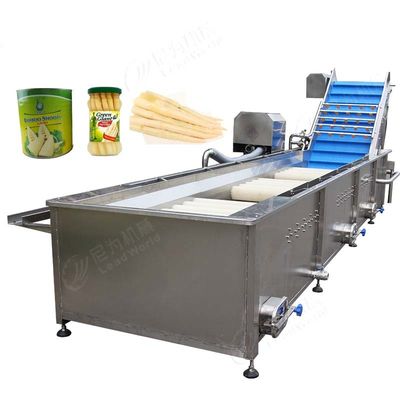 Asparagus kesme yıkama işleme hattı / brokoli üretim makinesi / asparagus işleme makinesi hattı