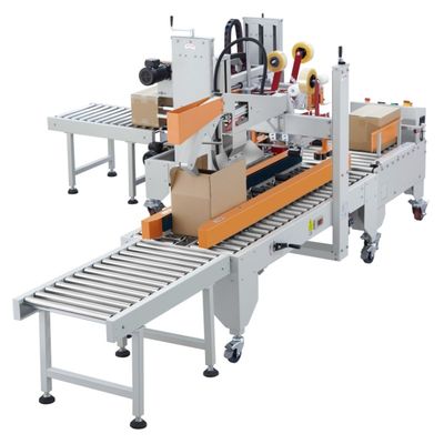 Paketleme hattının sonu Makineler Paket Sol Sağ Kutusu Karton Mühürleme Makinesi
