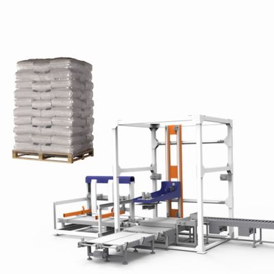 Custom End Of Line Packaging Servo Palletizing Machine Çimento Torbası Karton Palletizer