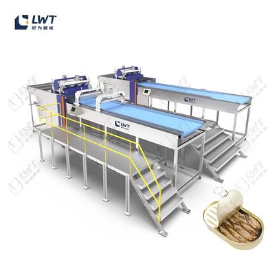 Tam Set Konserve Balık İşleme Ekipmanı Konserve Silink saçkuyruk Tilapia Ton balığı Sardalya Üretim hattı
