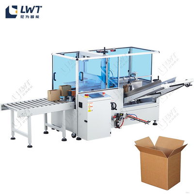 Paketleme hattı Karton Sealer Case Erector Box Forming Machine With Erector