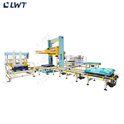 Paketleme Makinesi Palletizer Sistemi Kutusu Karton Çanta Kutusu Paketleme Palletizer