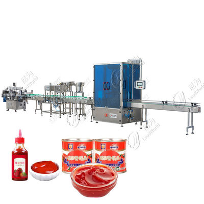 1500 KG Domates Pastası İşleme Makinesi Leadworld Çili Sos Bal Doldurma Makinesi